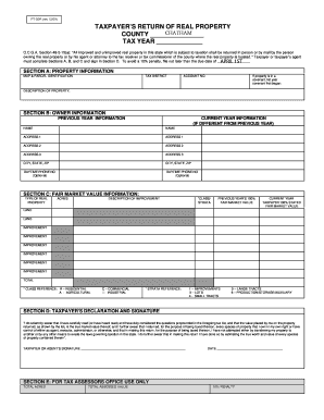 Georgia Taxpayer’s Return of Real Property