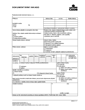 Czech Republic Collection Order Form