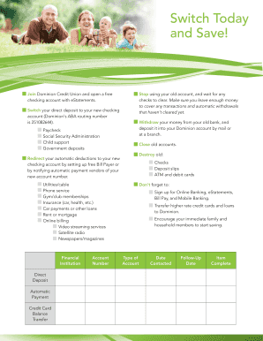 Dominion Credit Union Membership Application