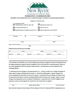 VA Information Form