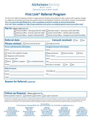 First Link Referral Form