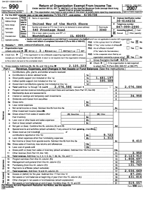 Form 990 2007