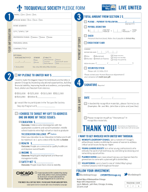Tocqueville Society Pledge Form