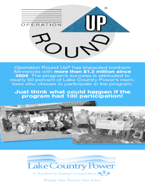 Operation Round Up Donation Form