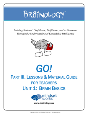 LESSONS & MATERIAL GUIDE