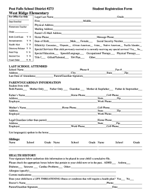 Student Registration Form