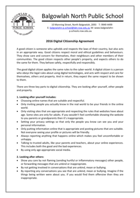 2016 Digital Citizenship Agreement