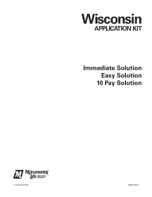 Wisconsin Life Insurance Application
