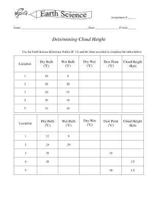Determining Cloud Height Assignment