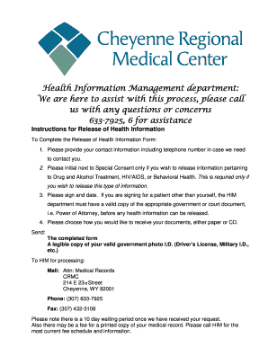 Authorization for Release of Health Information