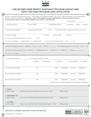 LIHEAP and UDP Application
