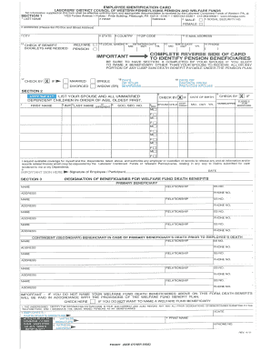Employee Identification Card