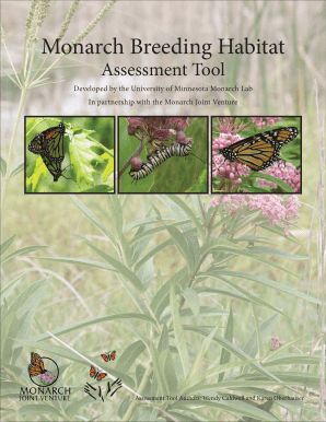 Monarch Breeding Habitat Assessment Tool