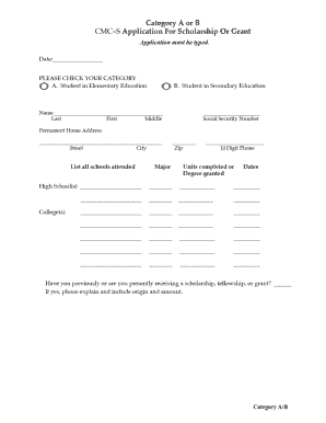 Teacher Education Program Application Form