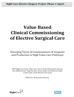 Elective Surgery Final Report 301111 - rightcare nhs