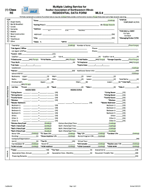 Residential Property Listing Form