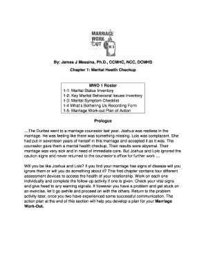 Marital Status Inventory