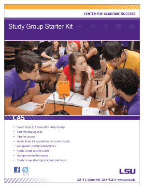 Study Group Starter Kit