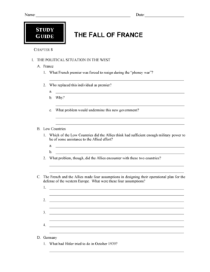 World War II Study Guide