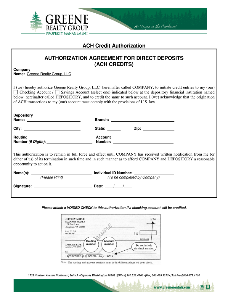 Ach Credit Form Fill Out Sign Online DocHub