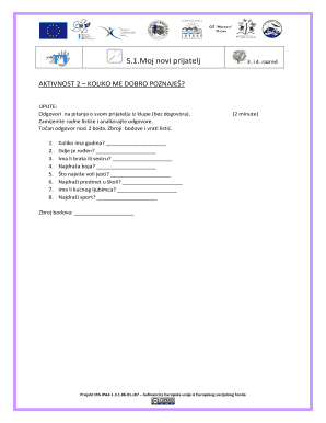 Friendship Quiz for 3rd and 4th Grade