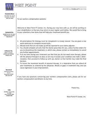 Workers Compensation Information Form