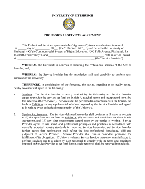 Professional Services Agreement