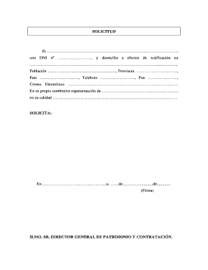 Solicitud