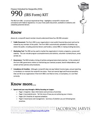 IRS Form 990 Kit for Nonprofits