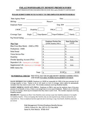 Pca test answer key - FMLALWOPDISABILITY BENEFIT PREMIUM FORM