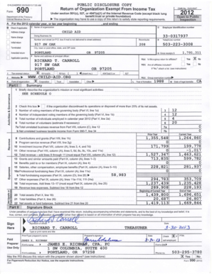 Form 990 Return of Organization Exempt From Income Tax