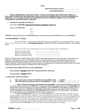 Residential Lease Agreement