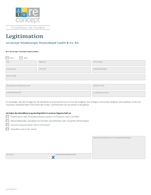 Legitimation