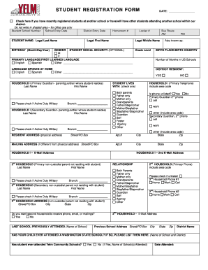 Student Registration Form