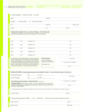 CPABC PD Passport Registration Form