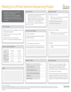 Whole-Genome Sequencing Project Plan