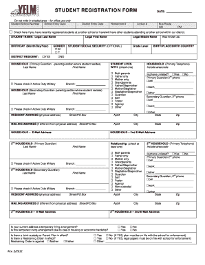 Student Registration Form