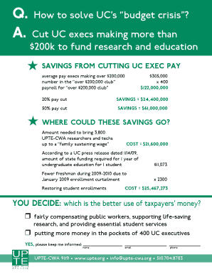 UC Executive Pay Cut Proposal