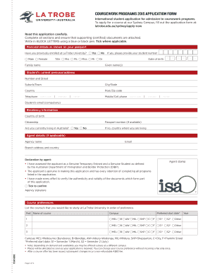 International Student Application for Australian Universities