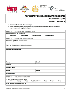 Template project timeline excel - ArtsSmarts - Application Pkg - Sep13doc