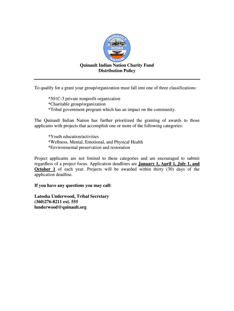 quinault tribe enrollment Preview on Page 1