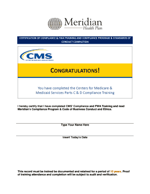 Compliance Training Certification