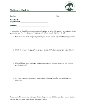 Mid-Course Check-in Form