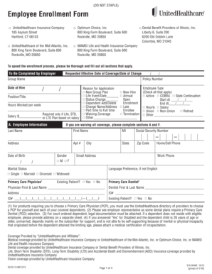 Employee Enrollment Form