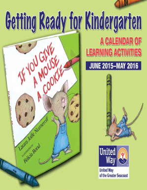 Kindergarten School Readiness Checklist
