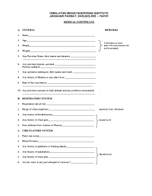 Age certificate format - hmi application form