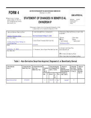 SEC Form 4 Statement of Changes in Beneficial Ownership