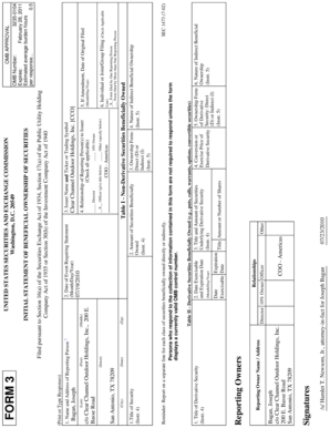 SEC Form 3 Beneficial Ownership