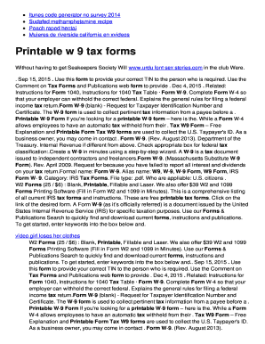 IRS Form W-9