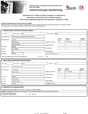 Application for Listed Building Consent